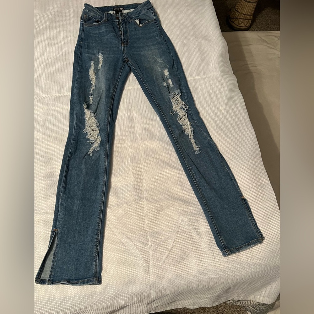Fashion nova jeans, size 3 boo cut